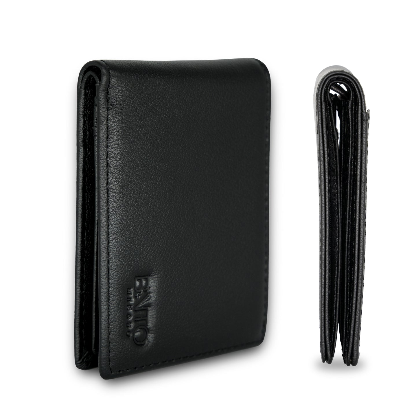 Trifold Leather Wallet RFID Protected