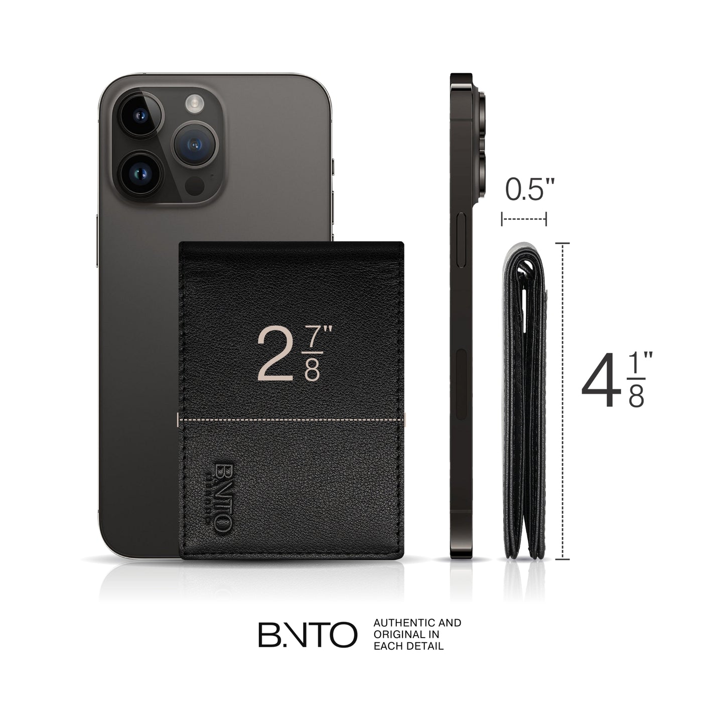 Trifold Leather Wallet RFID Protected